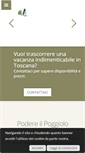 Mobile Screenshot of podereilpoggiolo.it